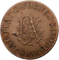Ludwik Górski-medal autorstwa I. Łopieńskiego 1902 r., Aw: Popiersie w prawo i napis w otoku, Rw: ..