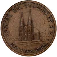 medal kościół św. Stanisława w Bay City, Aw: Pop