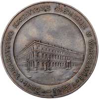 100-lecie Towarzystwa Kredytowego Ziemskiego- medal autorstwa Braci Łopieńskich 1925 r., Aw: Widok..