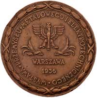 Wystawa Przemysłu Metalowego i Elektrotechnicznego w Warszawie 1936 r., Aw: Stylizowany orzeł i na..