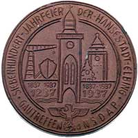 700-lecie Elbląga - jednostronny medal biskwitow