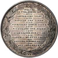 hrabia Anton Friedrich Mittrovski- medal autorstwa S. Schöna 1841 r., Aw: Popiersie w lewo i napis..