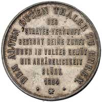 medal pamiątkowy królów pruskich twórców Rzeszy Niemieckiej 1904 r., Aw: W pięciu medalionach głow..