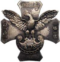 pamiątkowa odznaka 4 Dywizji Strzelców i Oddziału Werbunkowo-agitacyjnego 1919, nadawana żołnierzo..