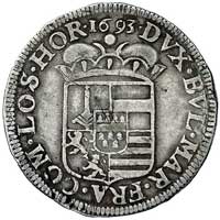 Jan Ludwik d`Eldern 1688-1694, patagon 1693, Dav. 4300, Delm. 478