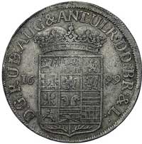 Rudolf August i Anton Ulryk 1685-1704, 2/3 talara (gulden) 1699, Dav. 335, Welter 2076