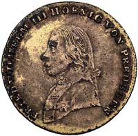 fałszerstwo z epoki 1 friedrichs`dora 1799, Berlin, Fr. 2422, Schrötter 11, złoto niskiej próby, 3..