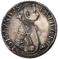 Zygmunt Batory 1581-1602, talar 1590, Aw: Popiersie, wokół napis, Rw: Tarcza herbowa, wokół napis,..