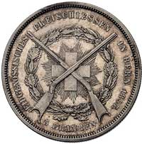 5 franków 1857, Berno, HMZ 1242, wybito tylko 51