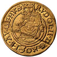 goldgulden 1597, Krzemnica, Huszar 1002, Fr. 34, złoto, 3.45 g, gięty