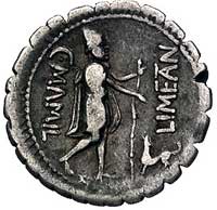 C. Mamilius Limetanus ok. 82 pne, denar, Aw: Pop