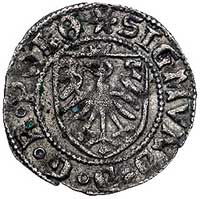 szeląg 1525, Gdańsk, typ gotycki, Kurp. 399 R3, Gum. 545, rzadka i ładnie zachowana moneta, patyna