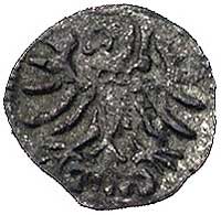 denar 1555, Gdańsk, Kurp. 926 R3, Gum. 640, T.8, ciemna patyna