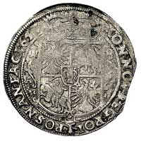 ort 1653, Poznań, Kurp 346 R3, ale napis IOAN CASIMI, Gum. 1736, T. 4, moneta z końcówki blachy, r..