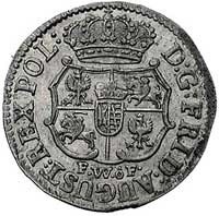 1/24 talara 1736, Drezno, Kam. 1196, Merseb. 1762, bardzo ładnie zachowana moneta