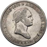 10 złotych 1827, Warszawa, Plage 30 R3, bardzo rzadka moneta, w przedwojennym cenniku Berezowskieg..