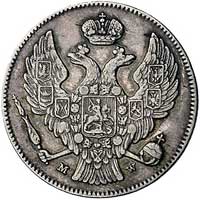 30 kopiejek = 2 złote 1837, Warszawa, Plage 375,