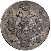 30 kopiejek = 2 złote 1840, Warszawa, rzadka odmiana z kropką po dacie, Plage 379, w przedwojennym..