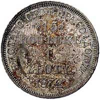 15 kopiejek = 1 złoty 1832, Petersburg, Plage 398, pięknie zachowany egzemplarz ze starą patyną