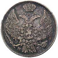 15 kopiejek = 1 złoty 1836, Warszawa, Plage 406,