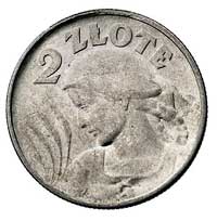 2 złote 1924, Filadelfia, moneta wybita odwróconym stemplem, Parchimowicz 109.c