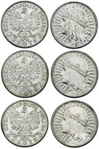 zestaw monet 2 złote 1932, 1933, 1934,. Warszawa