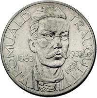 10 złotych 1933, Traugutt, wypukły napis PRÓBA, Parchimowicz P-155.a, wybito 100 sztuk, srebro, 21..