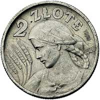 2 złote 1927, Głowa Kobiety z kłosami, na rewers