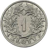 1 złoty 1929, Nominał w wieńcu liściastym, bez n