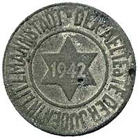 10 fenigów 1942, Łódź, Parchimowicz 13, średnica 18.5 mm, rzadkie