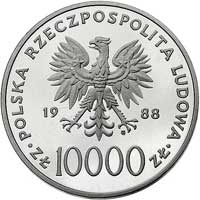 10.000 złotych 1988, Warszawa, Jan Paweł II - błogosławiący, Parchimowicz 367