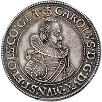 Karol II 1587-1617, talar 1611, Złoty Stok, F.u.S. 2156, Dav. 7089, bardzo ładny egzemplarz ze sta..
