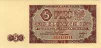 5 złotych 1.07.1948, seria BB, Miłczak 135c, Pic