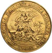 medal autorstwa Sebastiana Dadlera wybity z okazji zaślubin Ludwiki Marii Gonzagi z Władysławem IV..