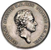 medal Ne Cede Malis autorstwa J. F. Holzhaeussera wybity około 1770 r. i wręczany osobom zasłużony..