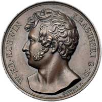 hrabia Wincenty Korwin Krasiński- medal autorstwa Caunoisa 1814 r., Aw: Popiersie w lewo i napis w..