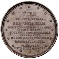 August Ferdynand Wolff- medal autorstwa F. Hoecknera poświęcony sławnemu lekarzowi 1840 r., Aw: Po..