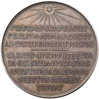 Michał Nowodworski, medal autorstwa Ignacego Łopieńskiego wybity w 1888 r. z okazji 25-lecia pracy..
