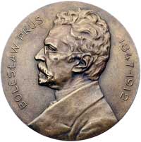 Bolesław Prus- medal autorstwa Czesława Makowski