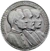 Polonia Devastata- medal autorstwa Jana Wysockiego 1915 r., Aw: Popiersia biskupa Adama Sapiehy, H..