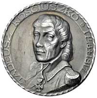 setna rocznica śmierci Tadeusza Kościuszki- medal autorstwa Jana Wysockiego 1917 r., Aw: Popiersie..