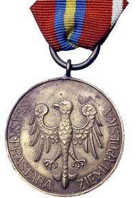 medal \Za Zajęcie Śląska Cieszyńskiego 1938, medal zatwierdzony przez Rząd Polski w 1938 roku dla ..