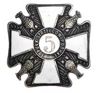 oficerska odznaka pamiątkowa 5 Pułku Strzelców P