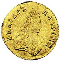 połtina 1778, Petersburg, Bitkin 110, Fr. 119, złoto, 0,57 g, rzadki rocznik