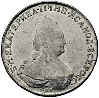 rubel 1795, Petersburg, Aw: Popiersie, napis wokoło, Rw: Orzeł dwugłowy, napis wokoło, Bitkin 253,..
