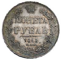 rubel 1841, Petersburg, Bitkin 130, Uzdenikow 1597, patyna