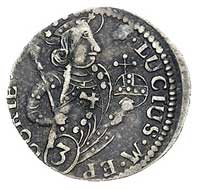 zestaw monet 3 krajcary 1606 Zug i 1734, Chur -miasto, Divo/Tobler 1251 i 910.c, razem 2 sztuki
