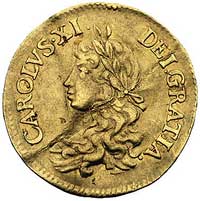 dukat 1669, Sztokholm, Ahlström 13 -R-, Fr. 42, złoto, 3.38 g, gięty, rzadki