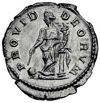 Macrinus 217-218, denar, Aw: Popiersie w prawo i