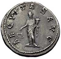 Gordian III 238-244, antoninian, Aw: Popiersie w koronie radialnej i napis IMP CAES M ANT GORDIA- ..